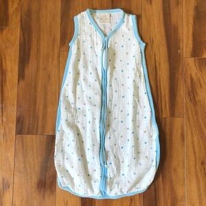 Aden & Anais Sleep Sack Zip Front Sleeping Bag Wearable Blanket Gauze Cotton